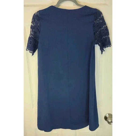Everly Midi Blue Tunic‎ dress size small - Picture 2 of 4